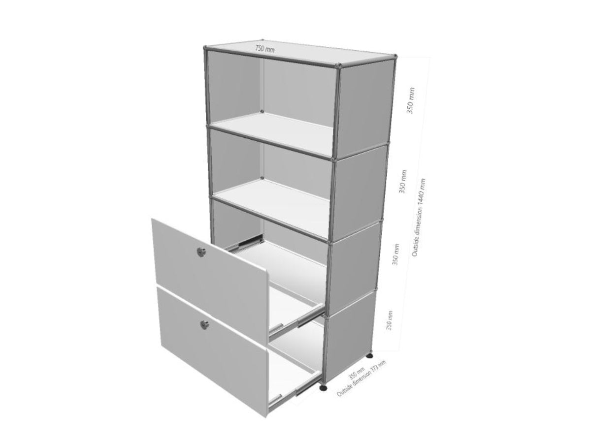 USM Haller Drawers Tall