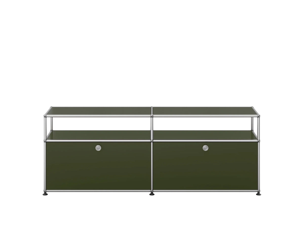 USM Haller Media Unit - Olive Green