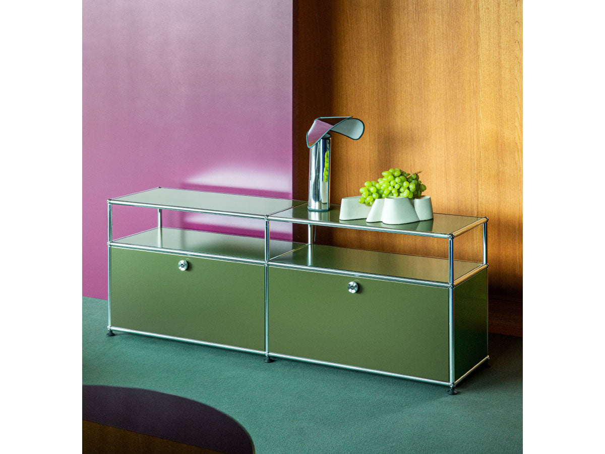 USM Haller Media Unit - Olive Green