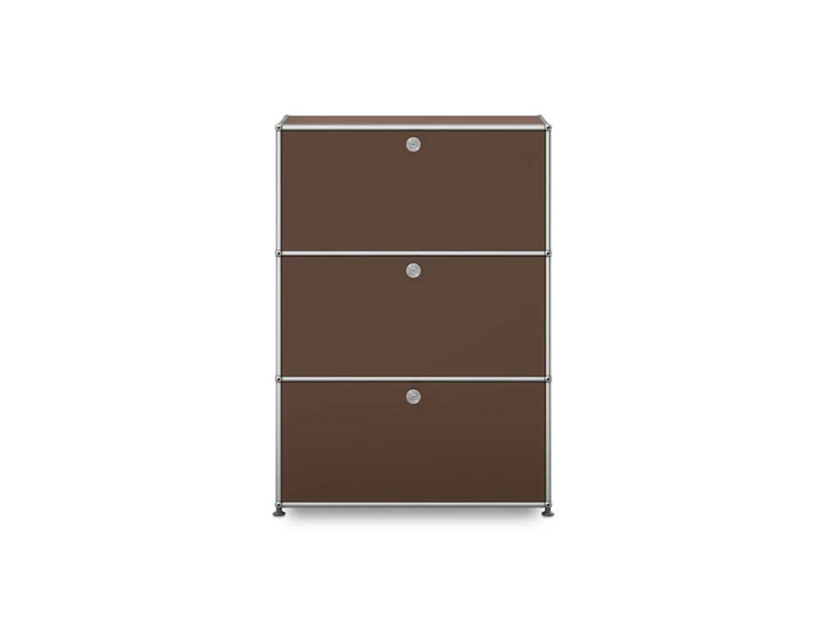 USM Haller 3 Drop Down Unit (G1) USM Brown