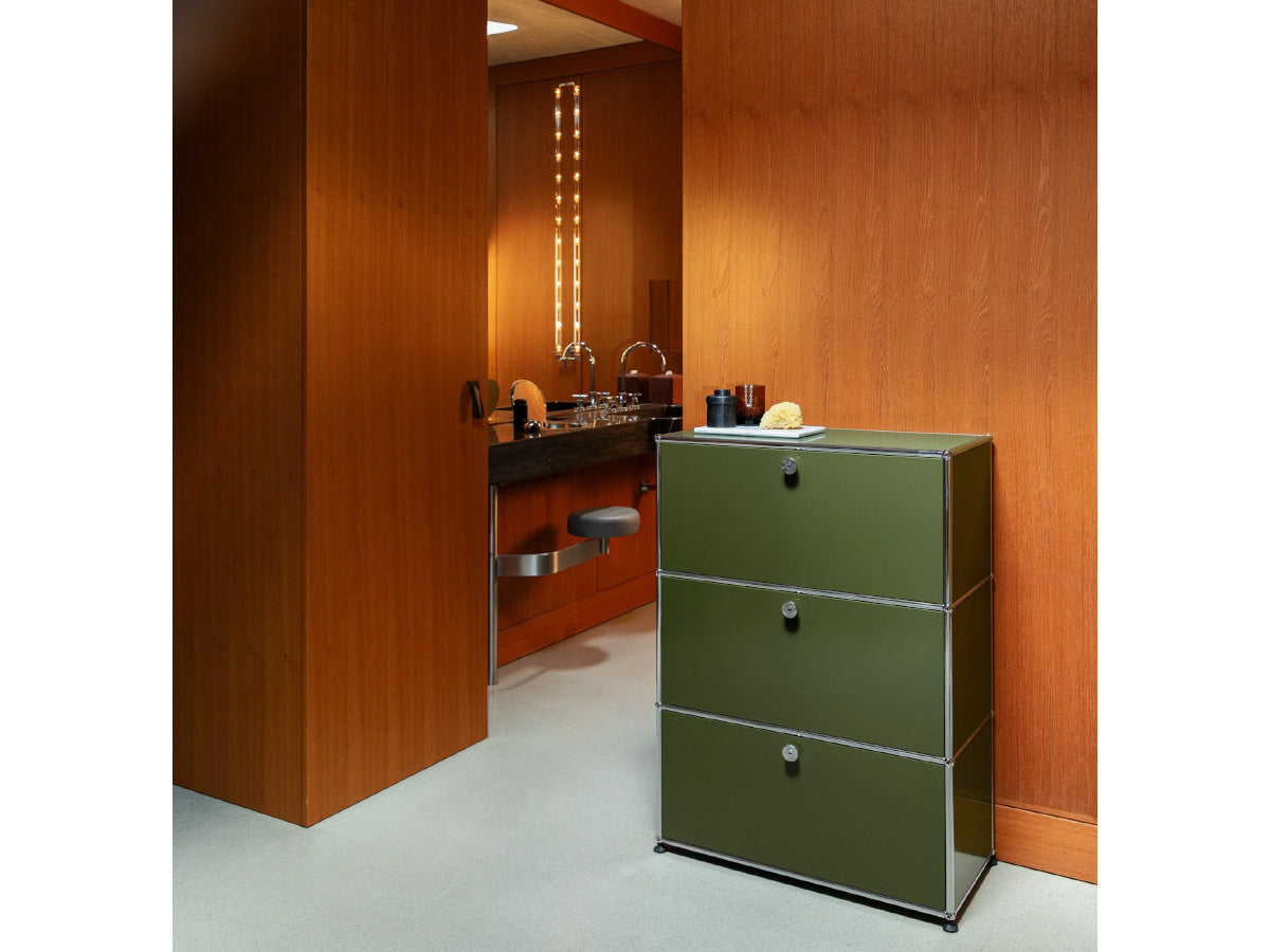 USM Haller Storage - Olive Green