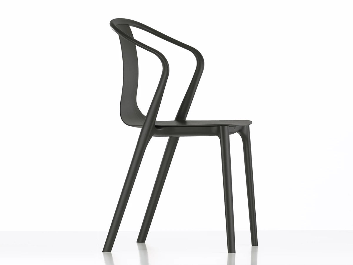Vitra Belleville Armchair Wood - Black Ash