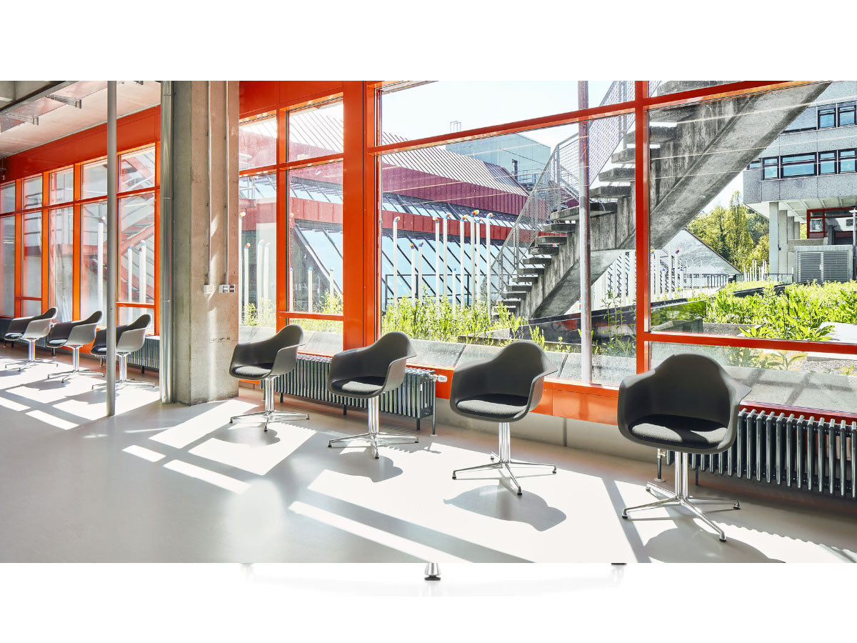 Vitra DAL Eames Plastic Chair - Seat Upholstered