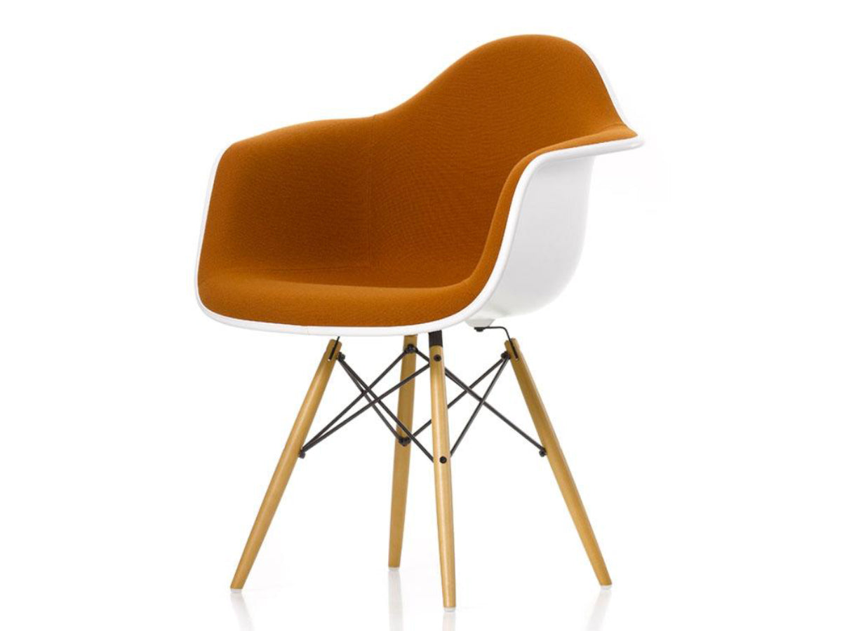 Vitra DAW Eames Plastic Chair Full Upholstery Charles and Ray