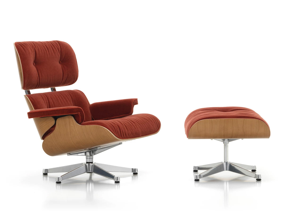 Vitra Eames Lounge Chair & Ottoman - Calma Fabric