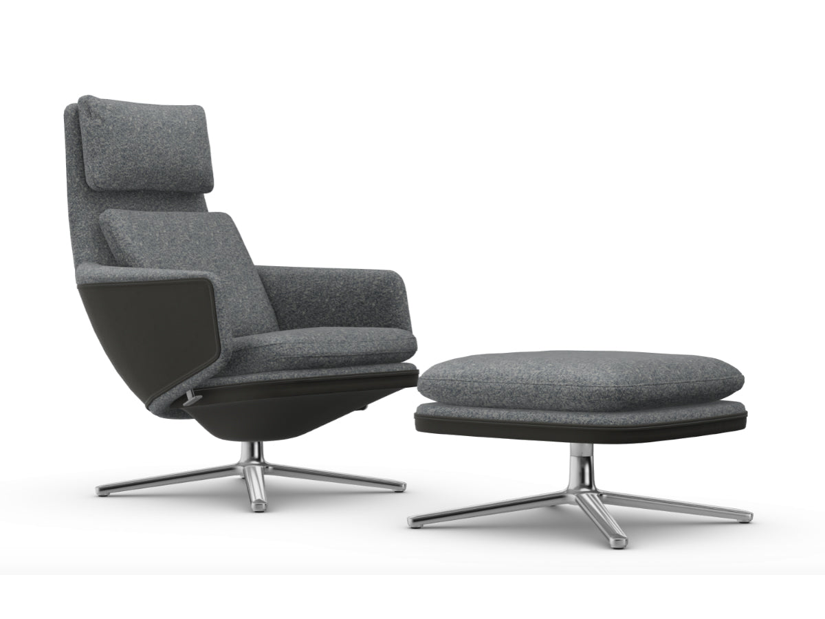 Vitra Grand Relax Lounge Chair &amp; Ottoman Fabric