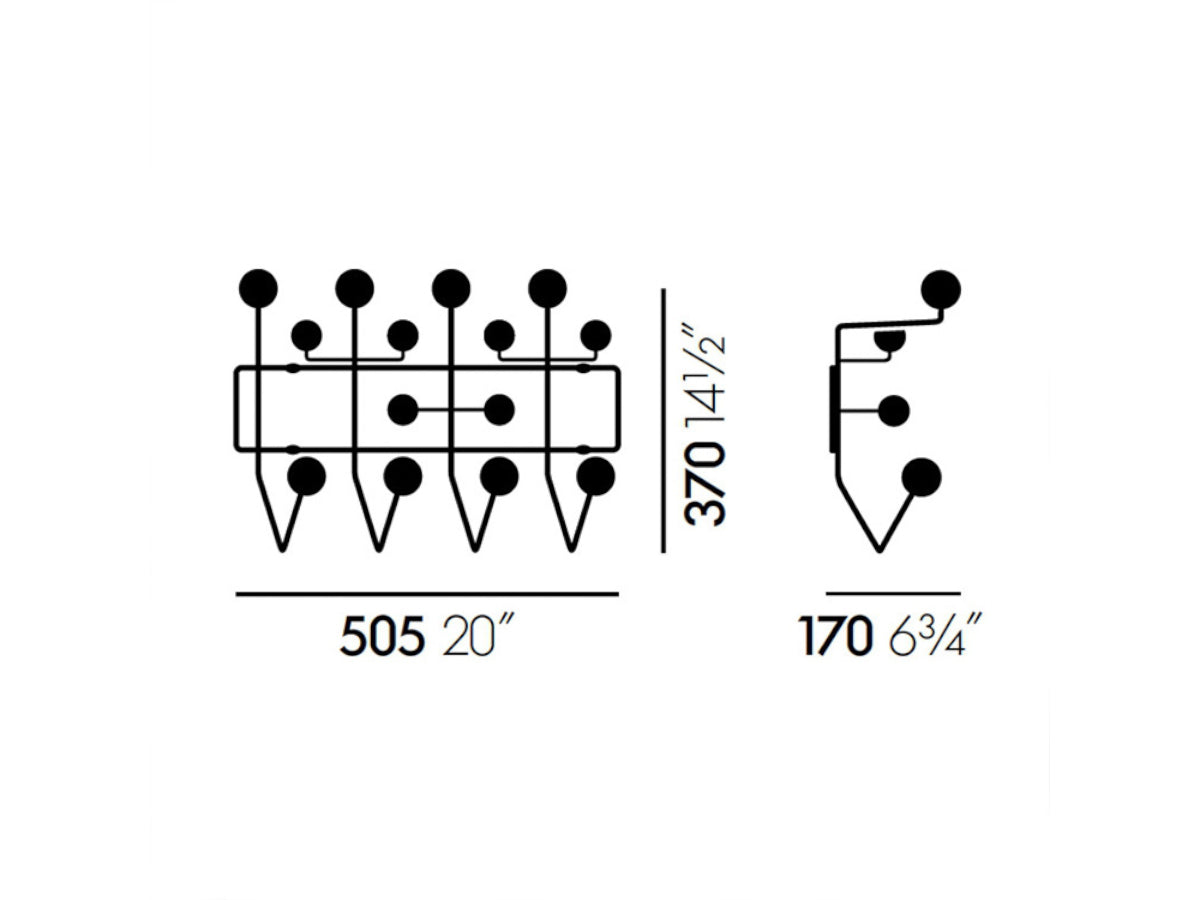 Vitra Hang It All Black Ash