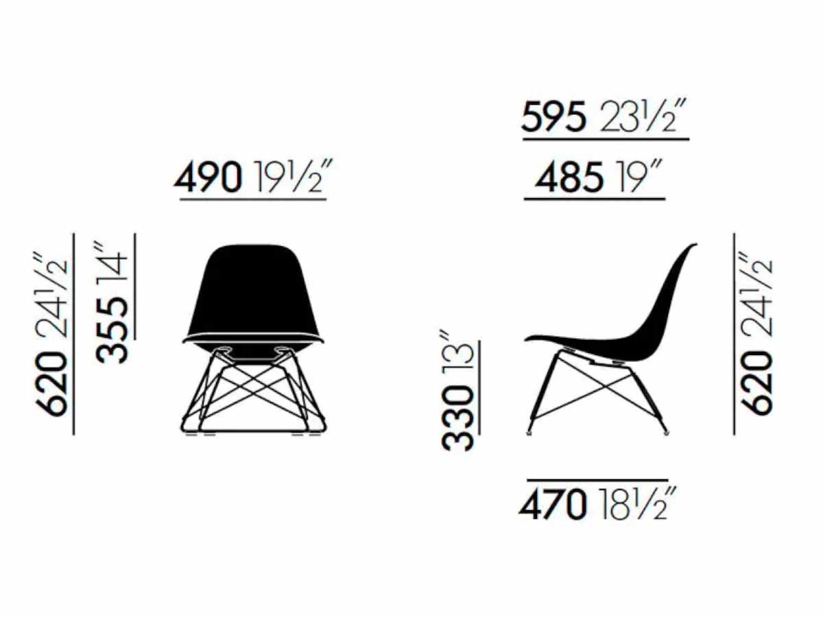 Vitra LSR Eames Plastic Chair