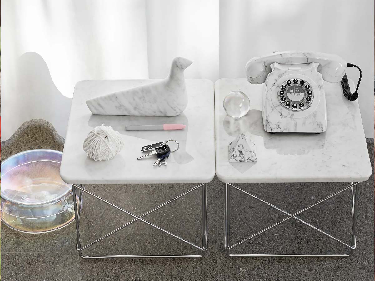 Vitra Eames LTR Occasional Table - Marble