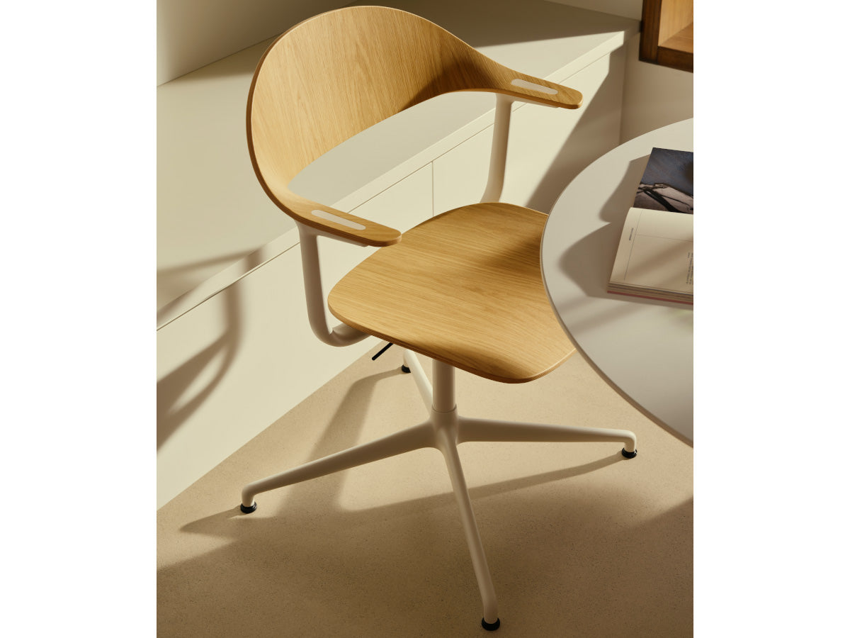 White Stained Fjallberget Chair Ikea Review Wooden Office Chair