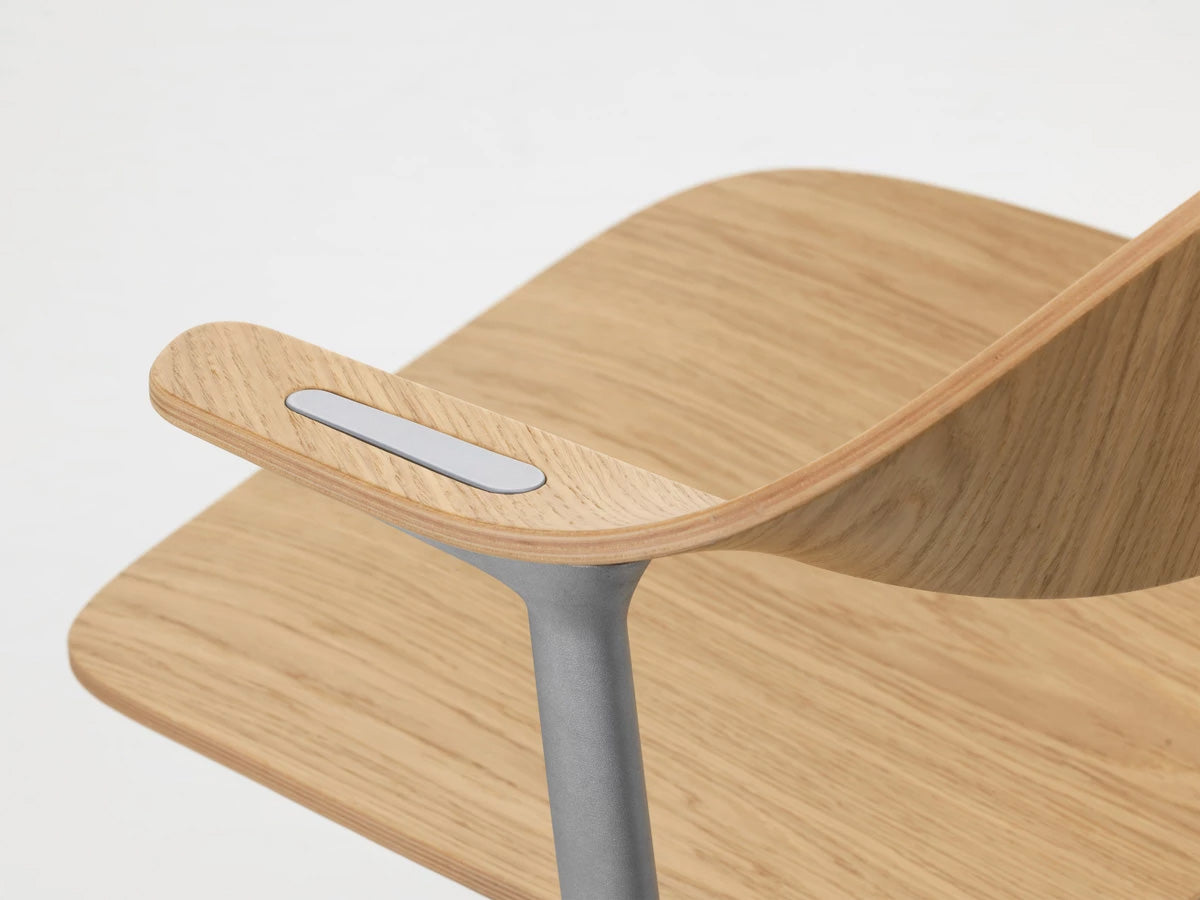 Vitra Mynt Plywood Office Chair - 4 Star Base