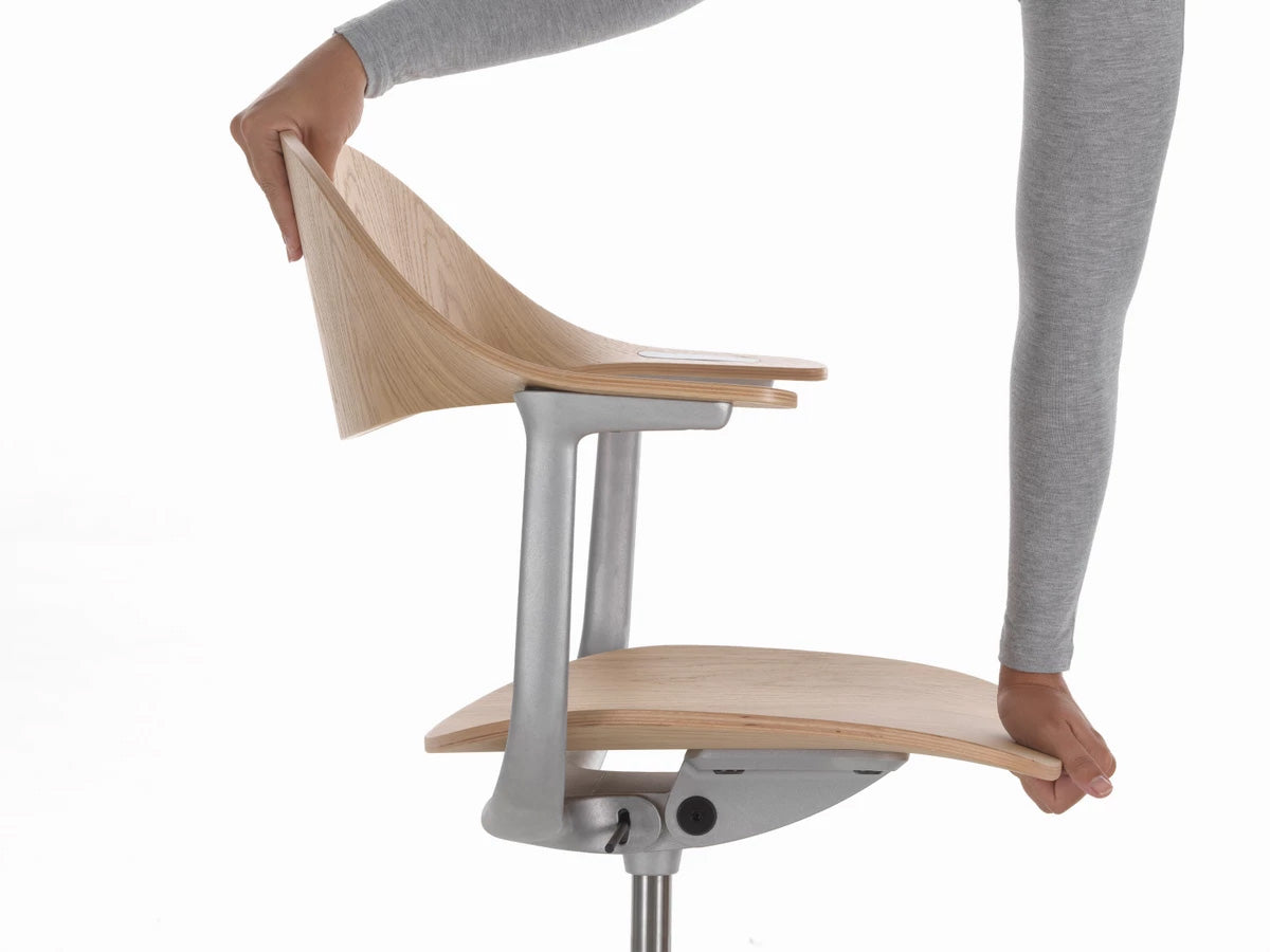 Vitra Mynt Plywood Office Chair - 4 Star Base