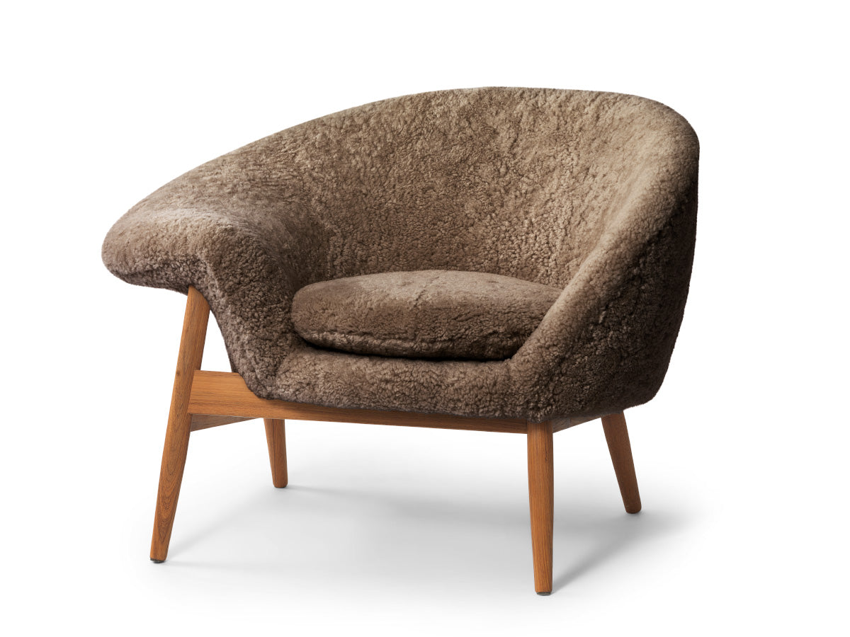 Warm Nordic Fried Egg Lounge Chair - Sheepskin