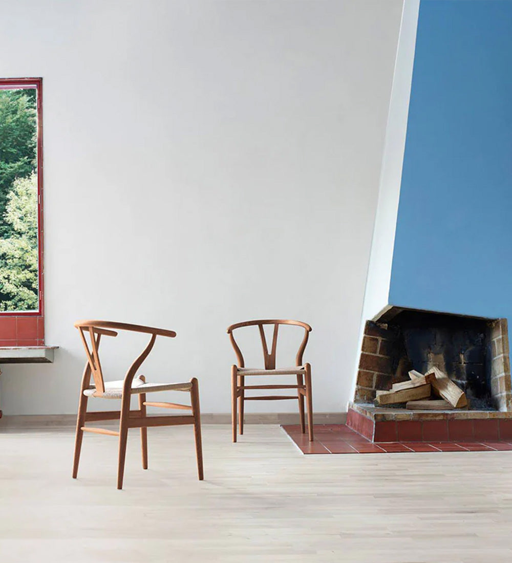 carl hansen wishbone chairs