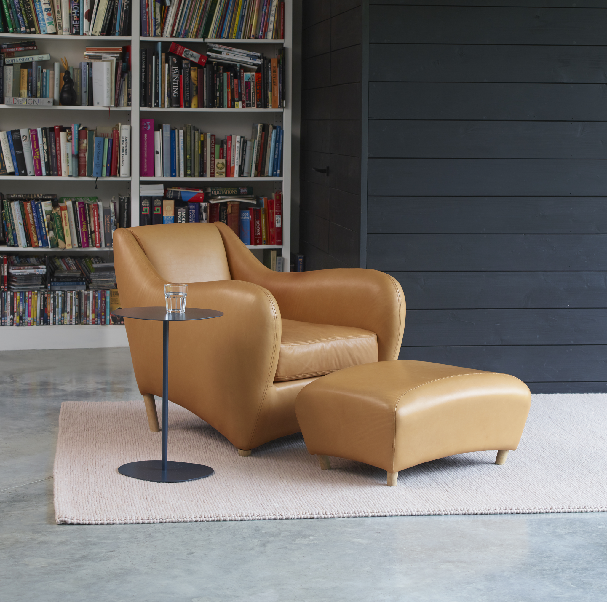 SCP Balzac Armchair Ottoman Matthew Hilton Cimmermann