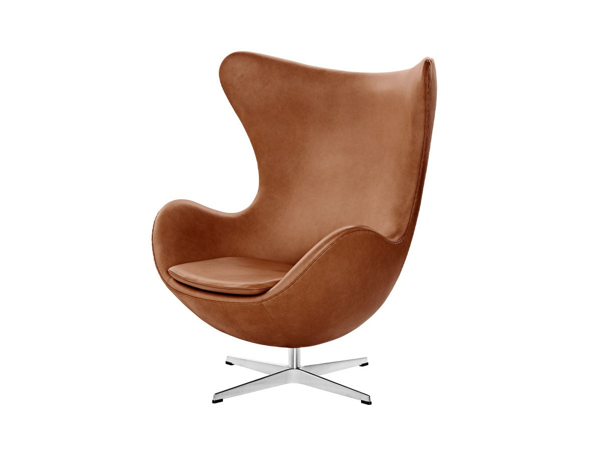 Fritz Hansen Egg Chair with Footstool - Leather