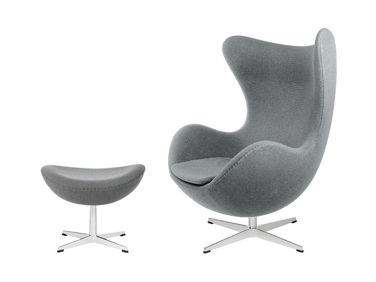 Fritz Hansen Egg Chair with Footstool