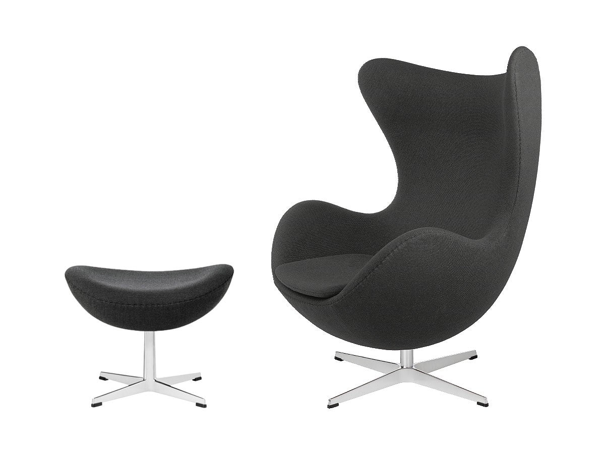 Fritz Hansen Egg Chair with Footstool