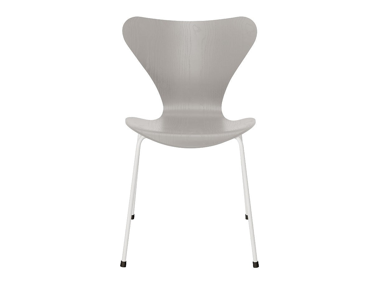 Fritz Hansen Series 7 Dining Chair - Coloured Ash/White Legs