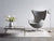 Fritz Hansen Egg Chair with Footstool