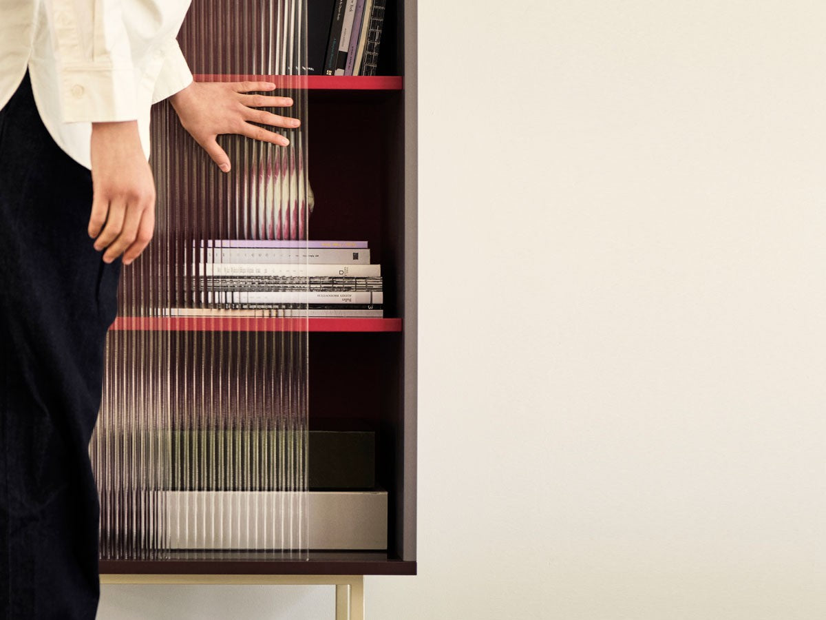 Hay Colour Cabinet Tall with Glass Doors