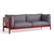 Hay Arbour 3 Seater Sofa - Red Beech Frame