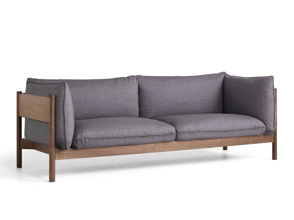 Hay Arbour 3 Seater Sofa - Walnut Frame