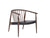 L.Ercolani Reprise Lounge Chair with Hide Seat