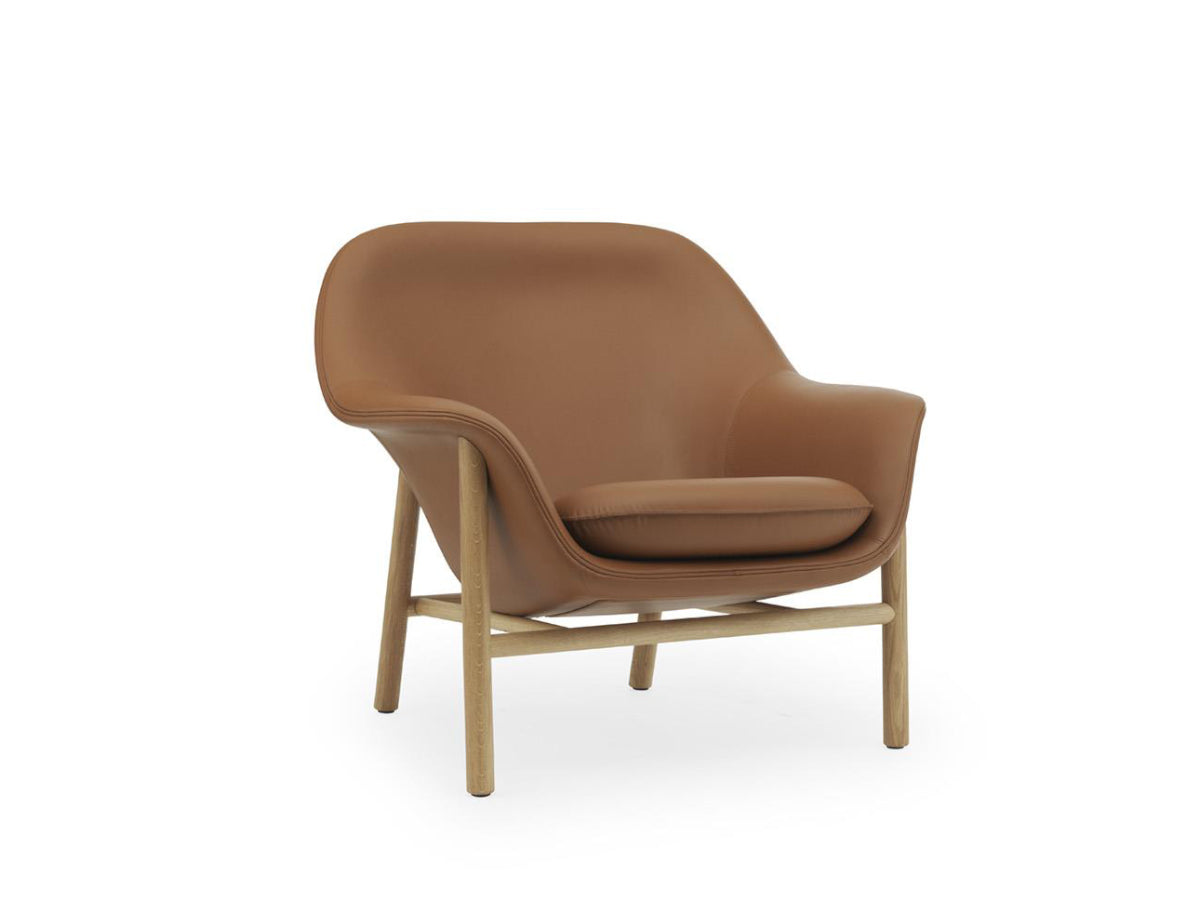 Normann Copenhagen Drape Lounge Chair Low Oak
