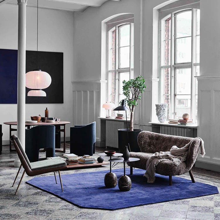 &Tradition Little Petra VB2 Sofa Sheepskin Moonlight