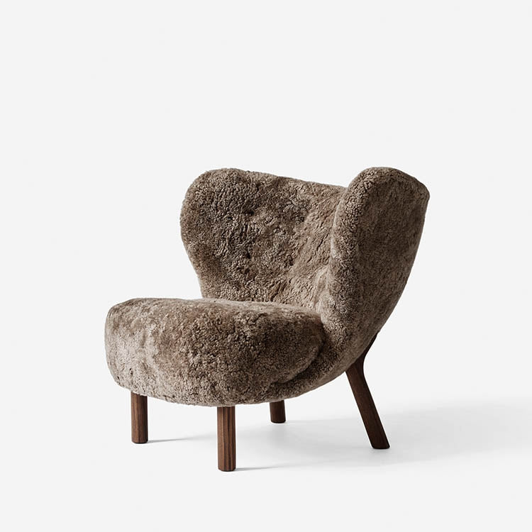 &Tradition Little Petra VB1 Chair Sheepskin Sahara