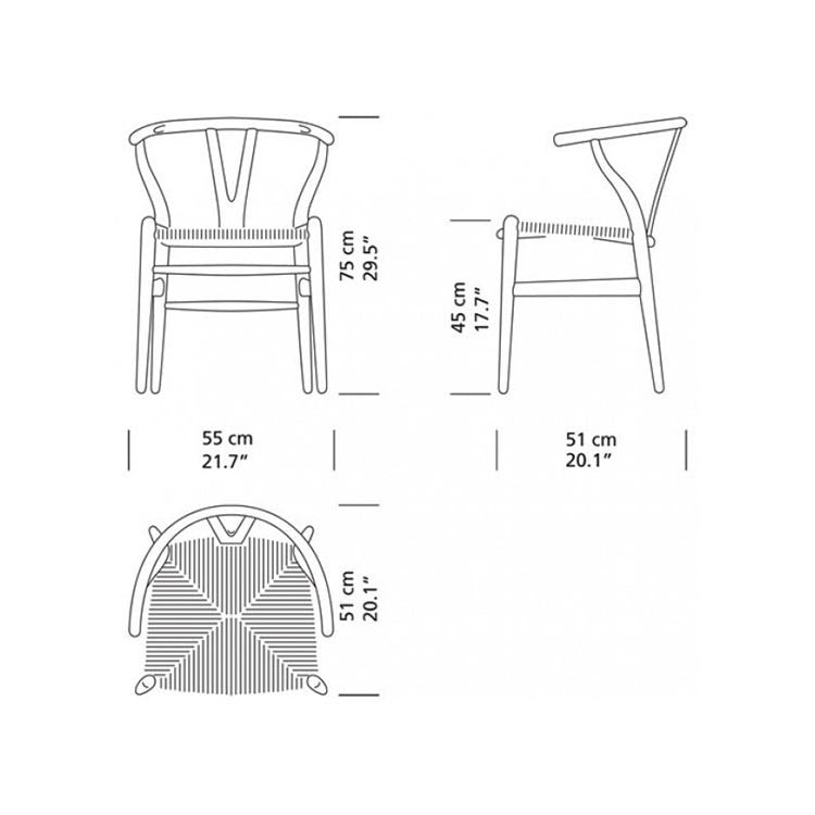 Carl Hansen CH24 Wishbone Chair - Beech
