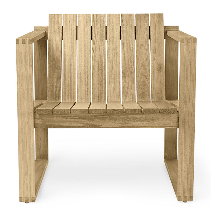 Carl Hansen BK11 Outdoor Lounge Chair Untreated