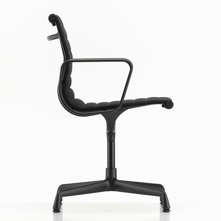 Vitra EA 104 Aluminium Chair with Black Base