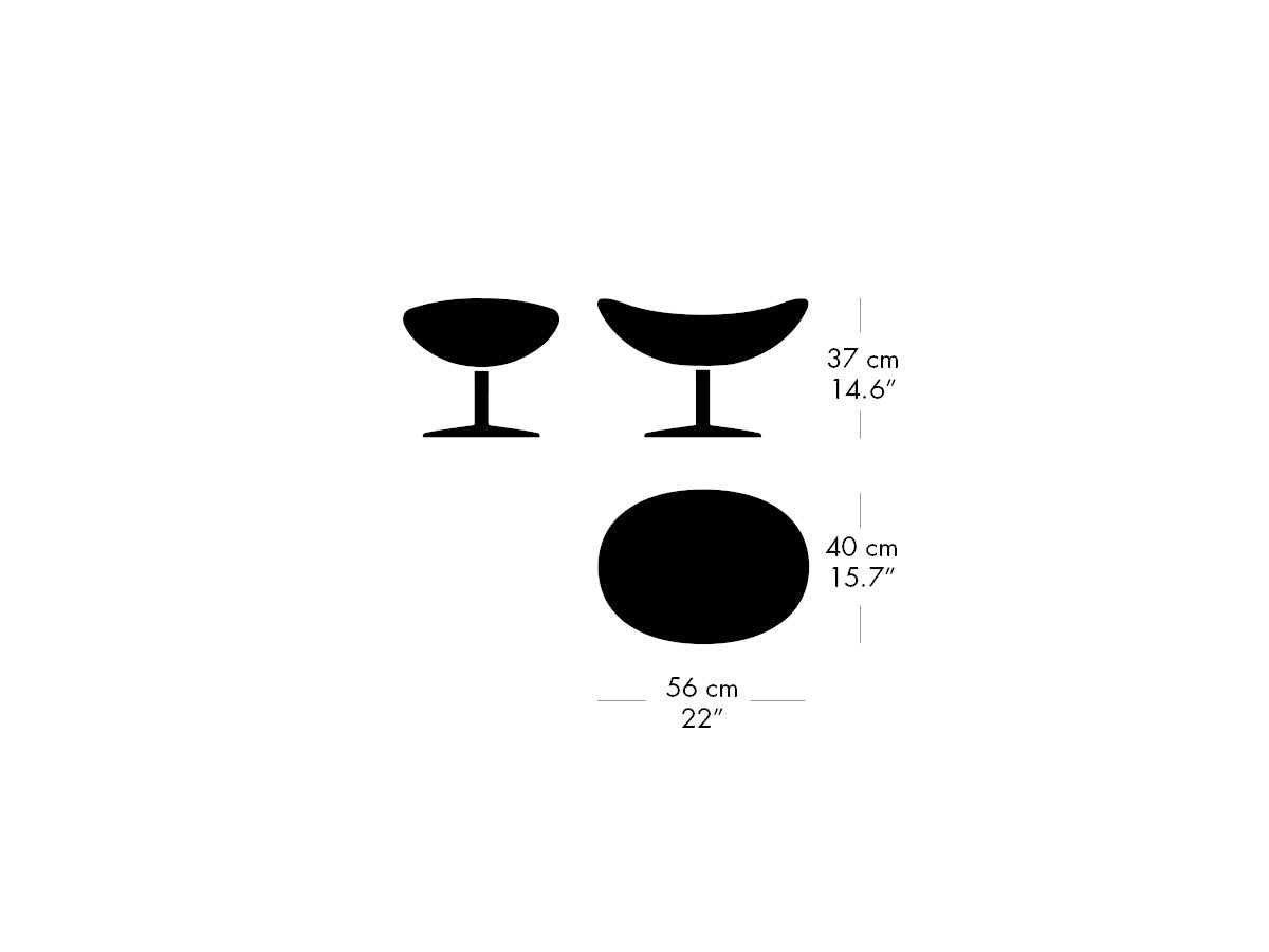 Fritz Hansen Egg Chair with Footstool