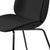 Gubi Beetle Dining Chair Front Upholstered & Black Legs