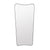 Gubi FA33 Mirror Large Black Brass