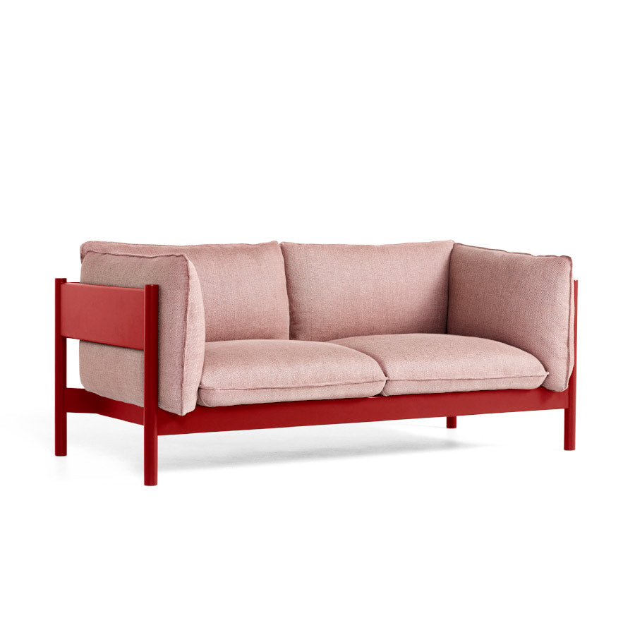 Hay Arbour 2 Seater Sofa - Red Beech Frame