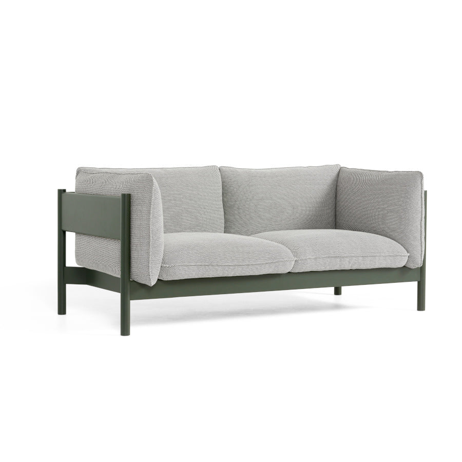 Hay Arbour 2 Seater Sofa - Green Beech Frame
