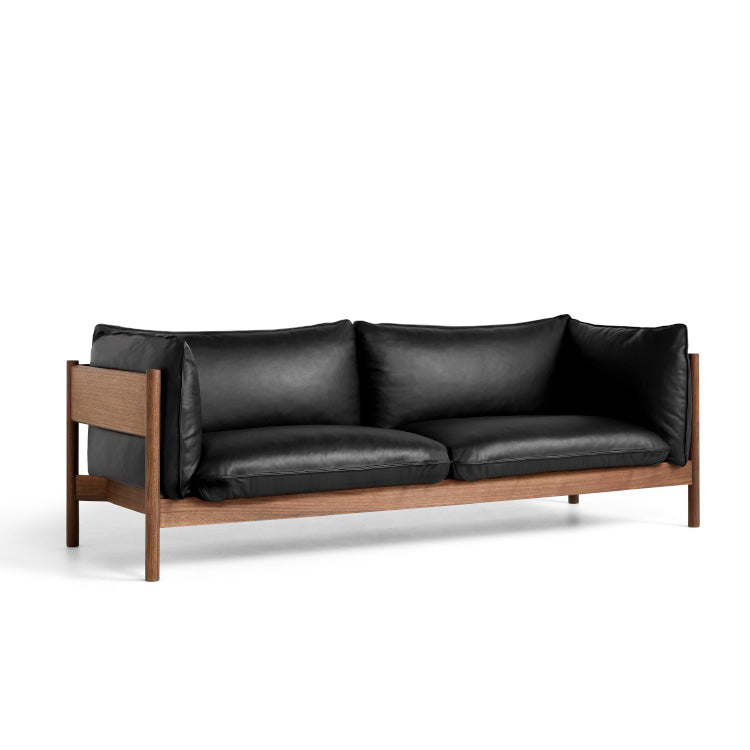 Hay Arbour 3 Seater Sofa - Walnut Frame