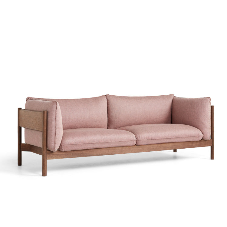 Hay Arbour 3 Seater Sofa - Walnut Frame