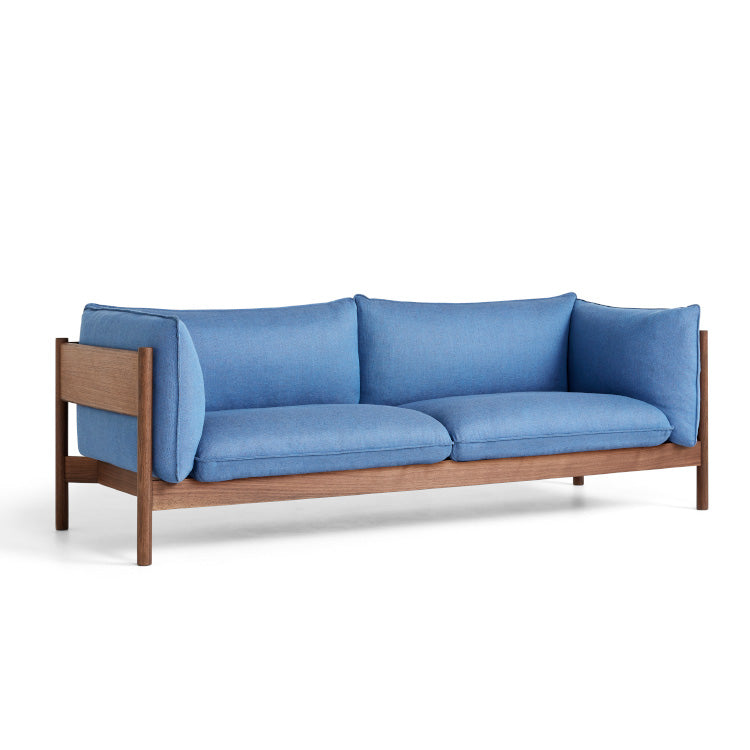 Hay Arbour 3 Seater Sofa - Walnut Frame