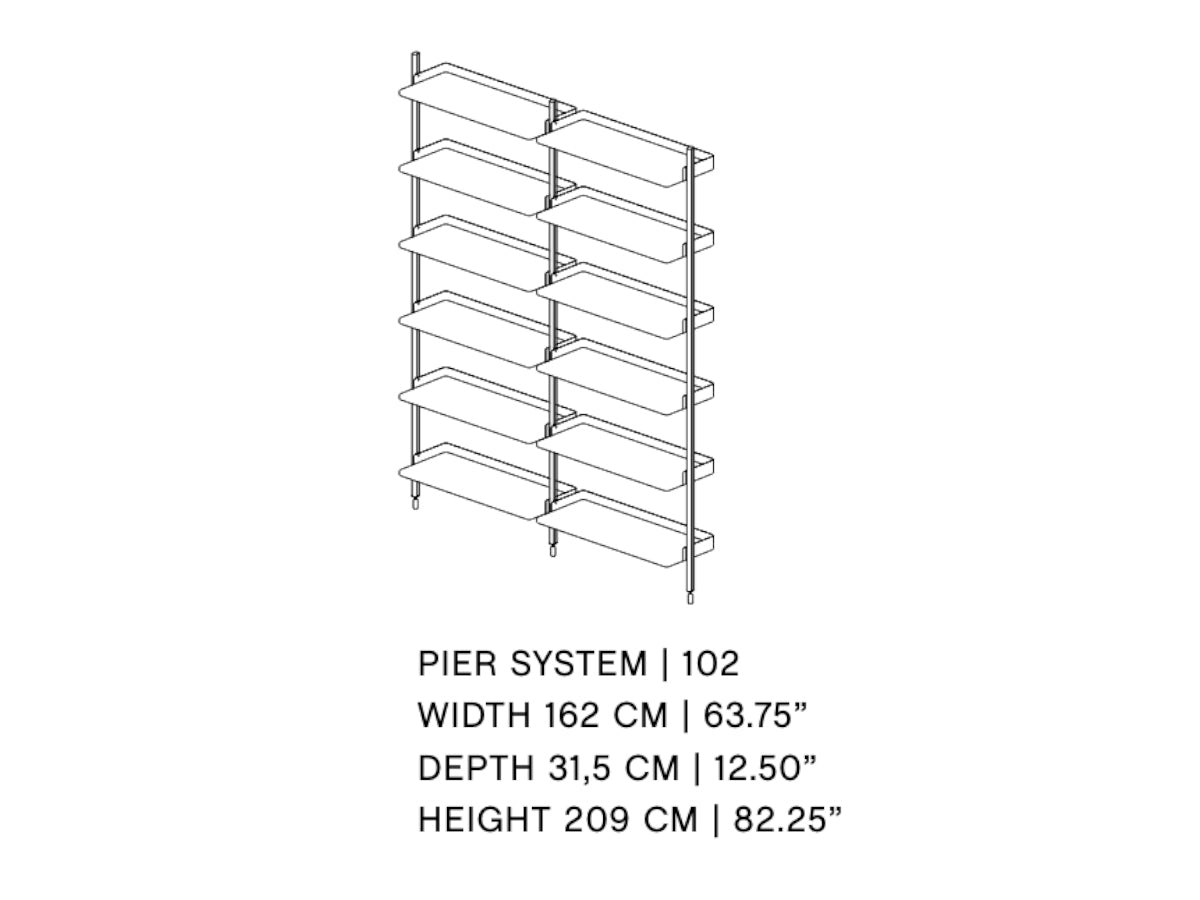 Hay Pier System Combination 102  - 2 Columns