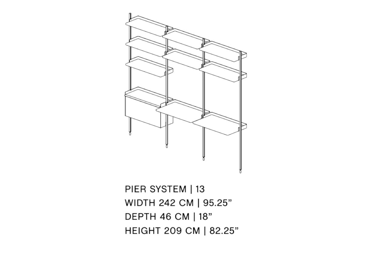 Hay Pier System Combination 13  - 3 Columns
