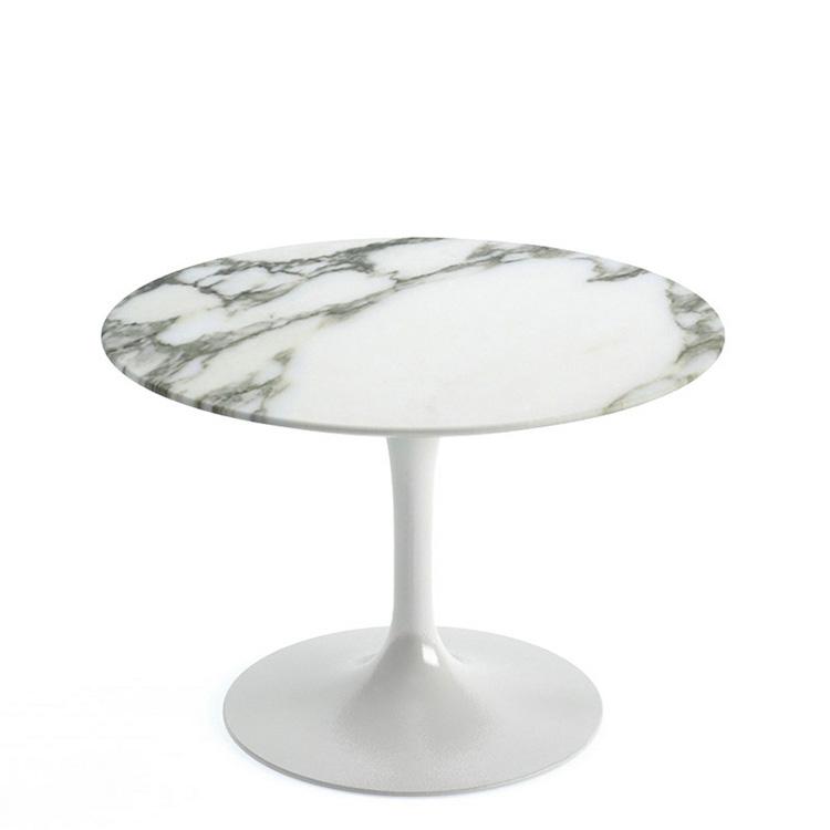 Knoll Saarinen Tulip Round Coffee Table 51cm White Base