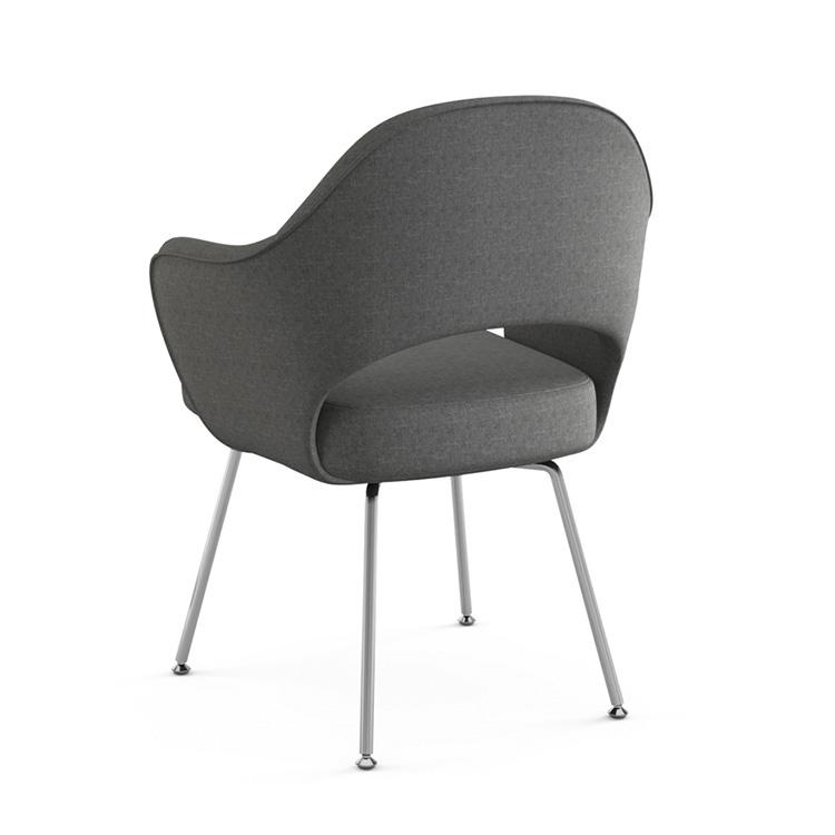 Knoll Saarinen Conference Arm Chair Chrome Tubular Legs