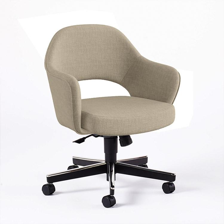 Knoll Shell Chair On Wheels Knoll Ollo Work Chair Armless