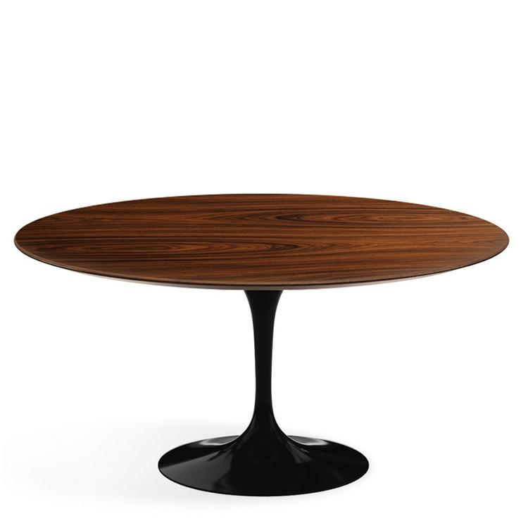 Knoll Saarinen Tulip Round Dining Table 152cm Black Base