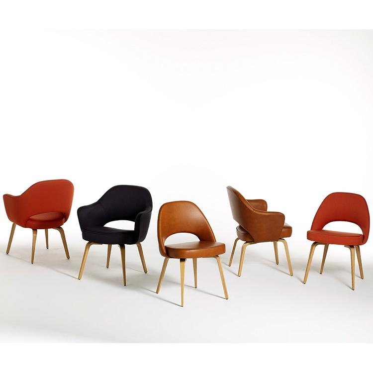 Knoll Saarinen Conference Arm Chair Wood Legs