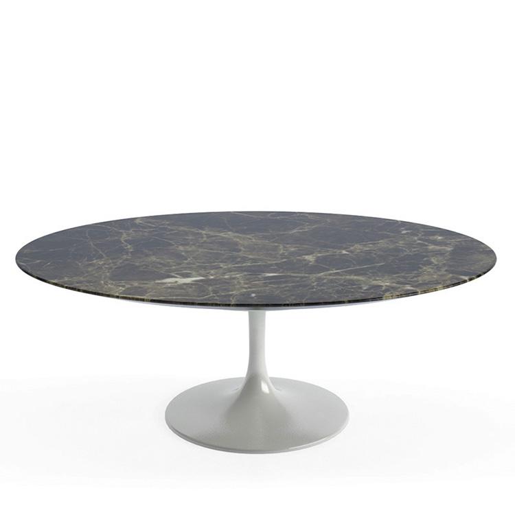 Knoll Saarinen Tulip Oval Coffee Table 107cm White Base